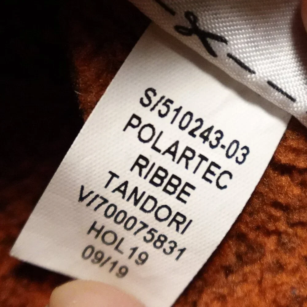 Banana Republic Polartec Quarter Zip Fleece Men’s Size‎ Medium Rust Orange Warm